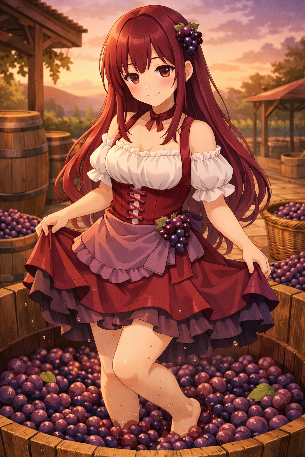 秋のふみふみ葡萄収穫祭